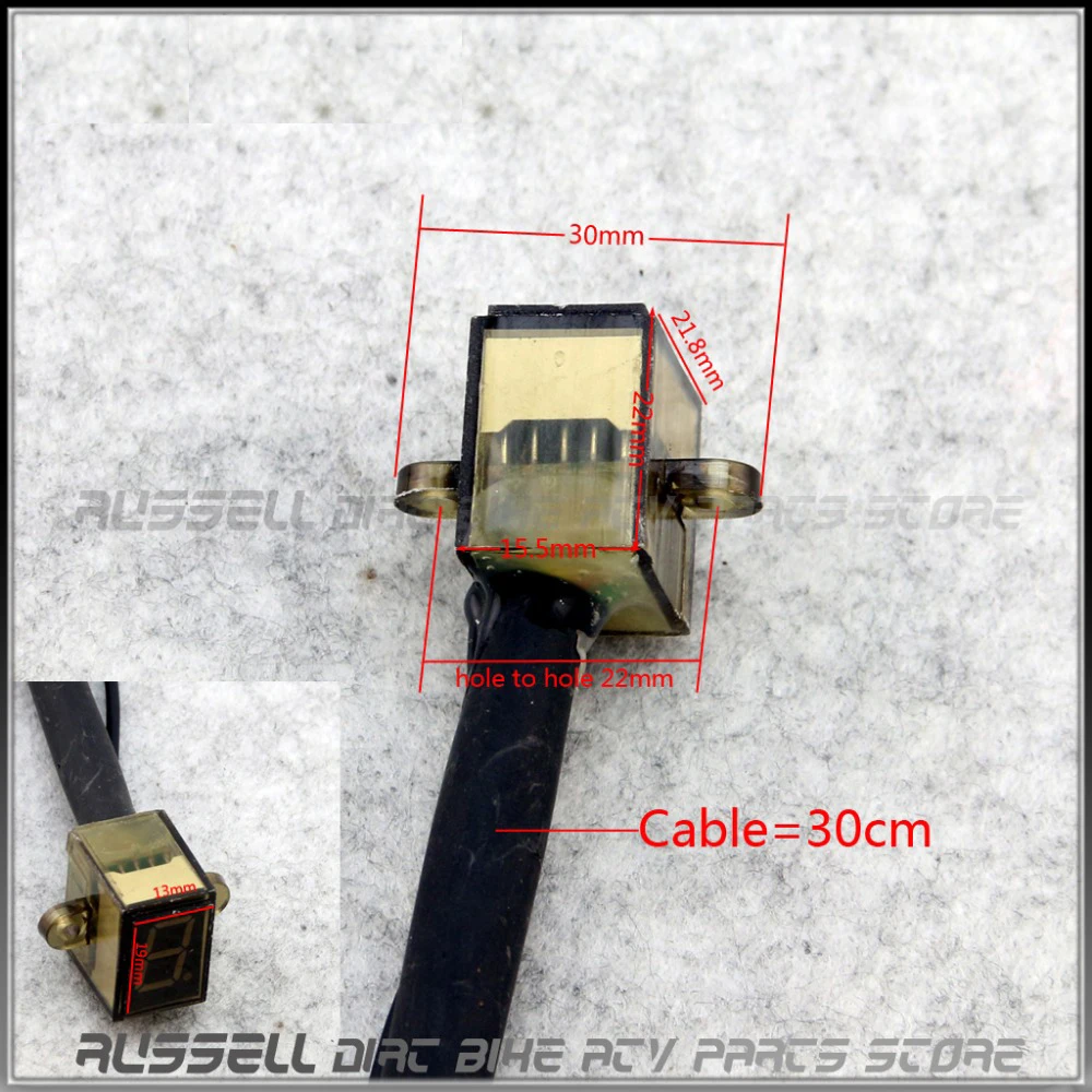 6-Скоростной дисплей светодиодный индикатор мотор-редуктора светильник вая