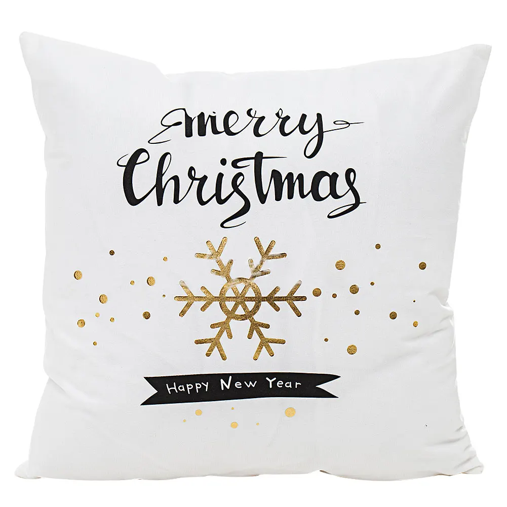 Merry Christmas Decoration for Home Ornaments Deer Santa Claus Happy Decor TOB | Дом и сад