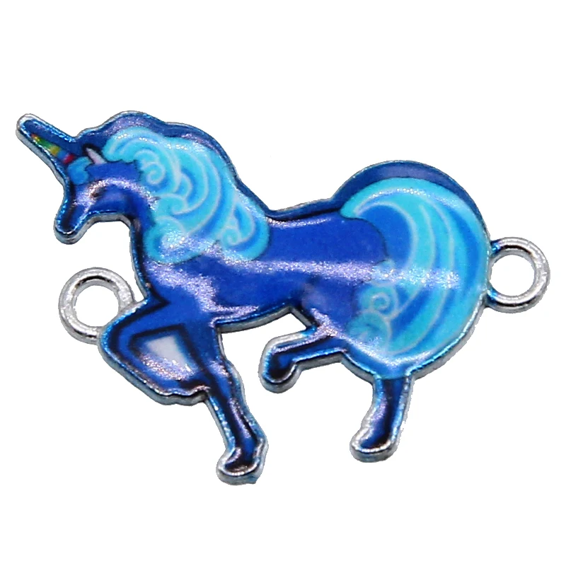 Коннектор для эмаль капля с животными на удачу женщин и девушек браслет