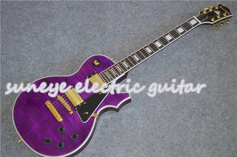 Твердые гитара из красного дерева тела Электрогитары розового гриф Левша гитары