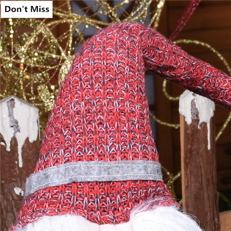80 см выдвижной Рождественский Санта-Клаус куклы стоящий Navidad фигурка