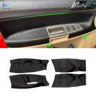 LHD для VW POLO 2004 2005 2006 2007 2008 2009 2010 хэтчбекседан микро кожаная Панель салона автомобиля подлокотник Крышка отделка