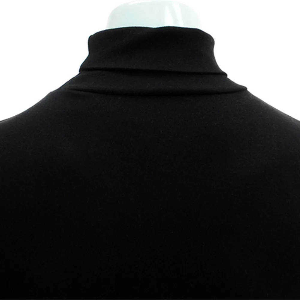 Зимний мужской свитер новинка 2019 весенний с высоким воротом Одноцветный