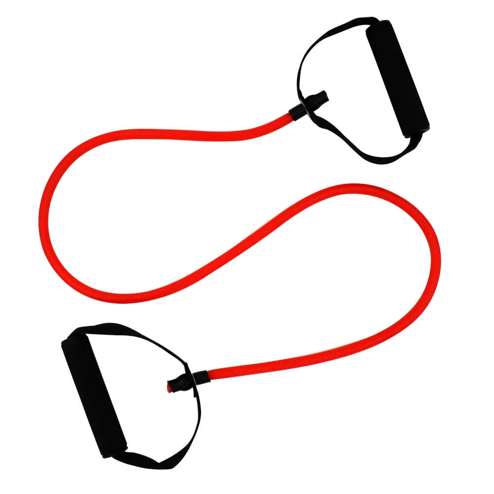 

120cm TPR Resistance Band Tube Gym Home Strength Training For Yoga Pilates Shoulder Arm Leg Exercise Fitness