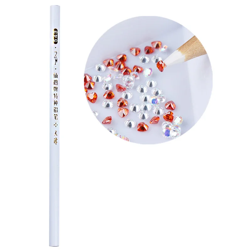 Wax Pen 1 коробка 3d-стразы для ногтей хрустальные кабошоны имитация драгоценных камней смешанный цвет акриловый дизайн ногтей DIY украшения - Цвет: Wax Pen