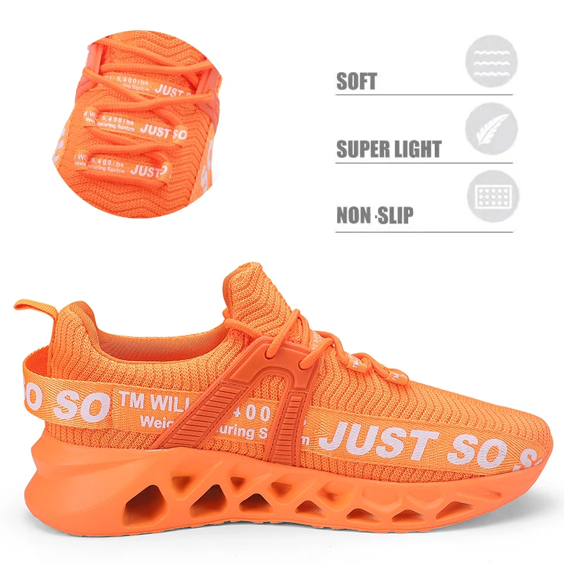 

12 Colors Unisex Trend Blade Running Shoes Men Casual Sneakers Women Sport Jogging Walking Plus Size 36-47 Zapatillas Sneaker