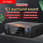 Усилитель высокой мощности 1600, 5,1 Вт, HI-FI Лихорадка, Bluetooth, HDMI, домашний кинотеатр EM595, DIY, KTV, сабвуфер, усилитель для колонок, волоконно-коаксиальный