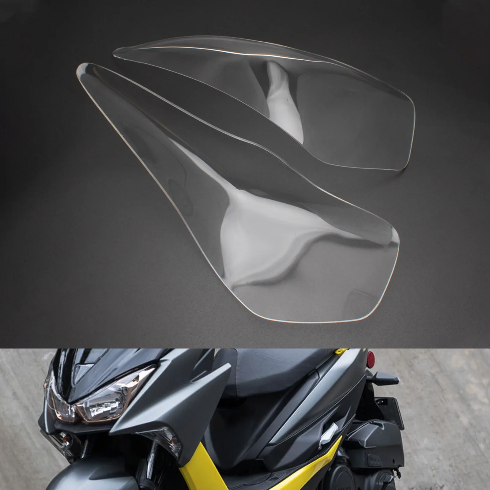 

Передняя фара Topteng, защита для объектива, подходит для Yamaha Force 155 2016-2021, дымчатые аксессуары для мотоциклов