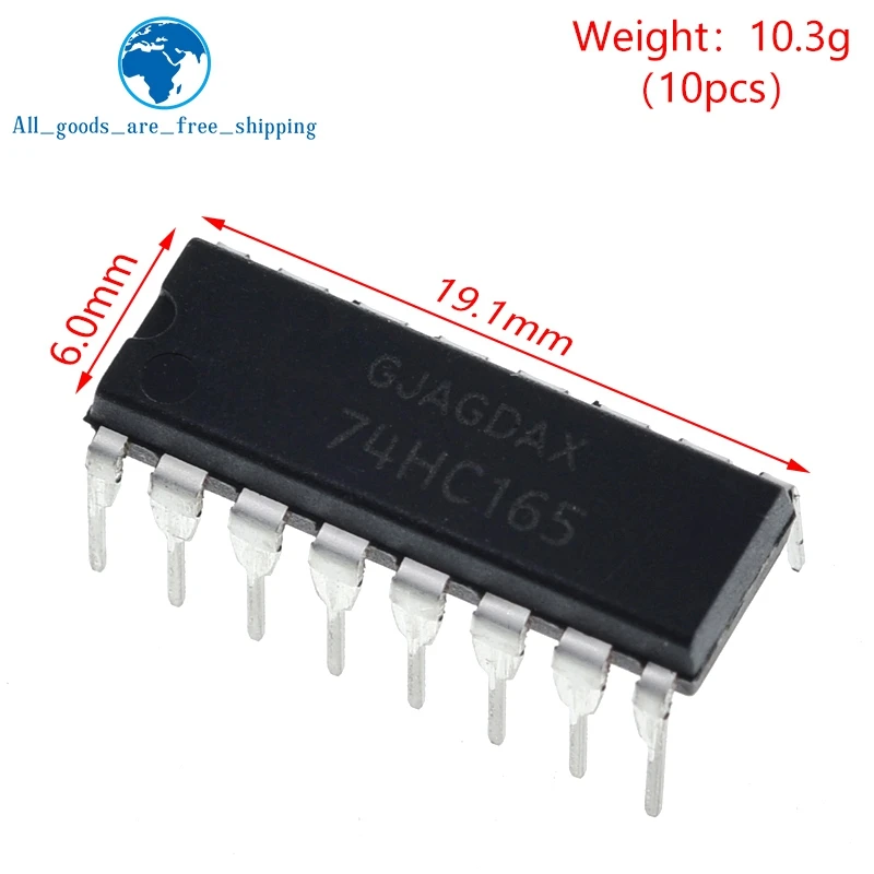 Модель TZT SN74HC165N DIP 16 корпус типа SN74HC165 74HC165N 74HC165 10 шт.|74hc165|10pcspcs |