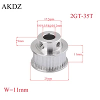 35 teeth 2gt timing pulley bore 566 35781012mm for gt2 open synchronous belt width 610mm small backlash 35teeth 35t
