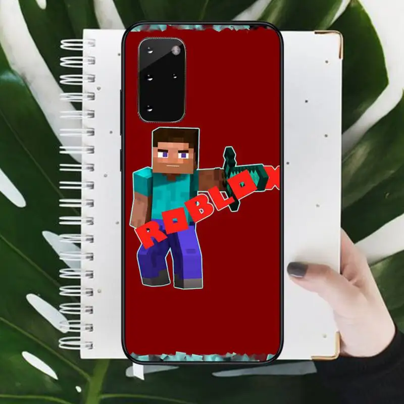 

Mini game Robloxes Cartoon game Phone Case For Samsung S6 S7 edge S8 S9 S10 e plus A10 A50 A70 note8 J7 2017