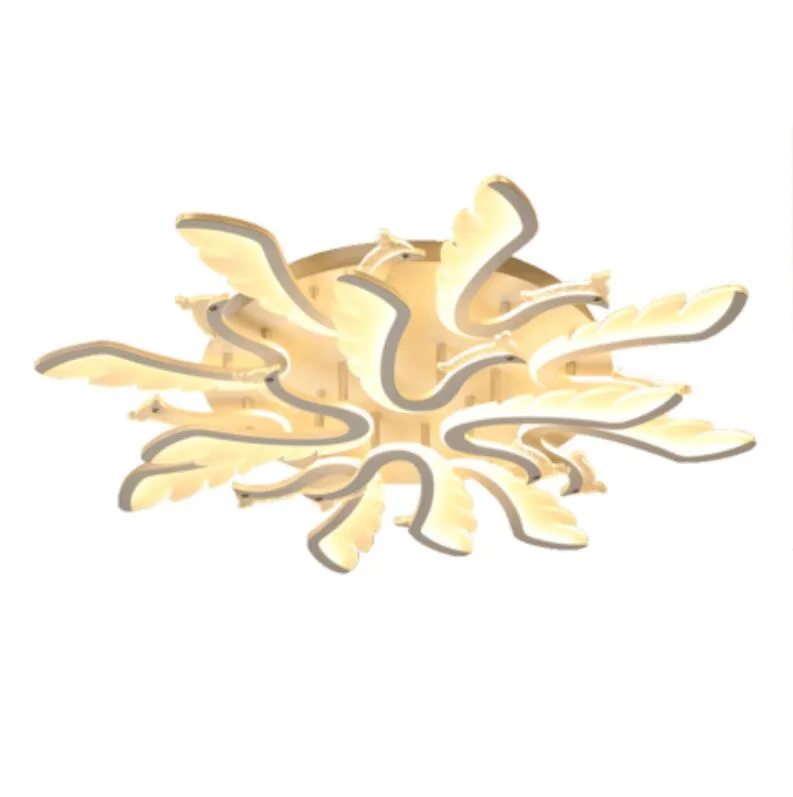 HAIXIANG светодиодный акриловый потолочный светильник для спальни Rmote с