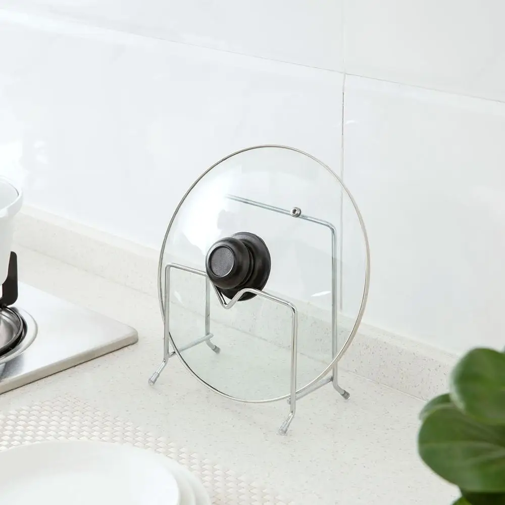 1 шт. подставка из нержавеющей стали доска для резки кастрюль с крышкой держатель