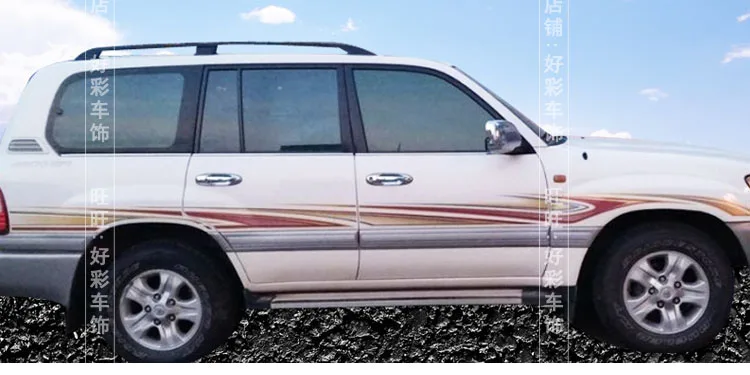 Для Toyota Land Cruiser LC100 2002-2006 Автомобильная наклейка 4700 Land Cruiser 4500 Lahua наклейка внешний вид кузова украшение