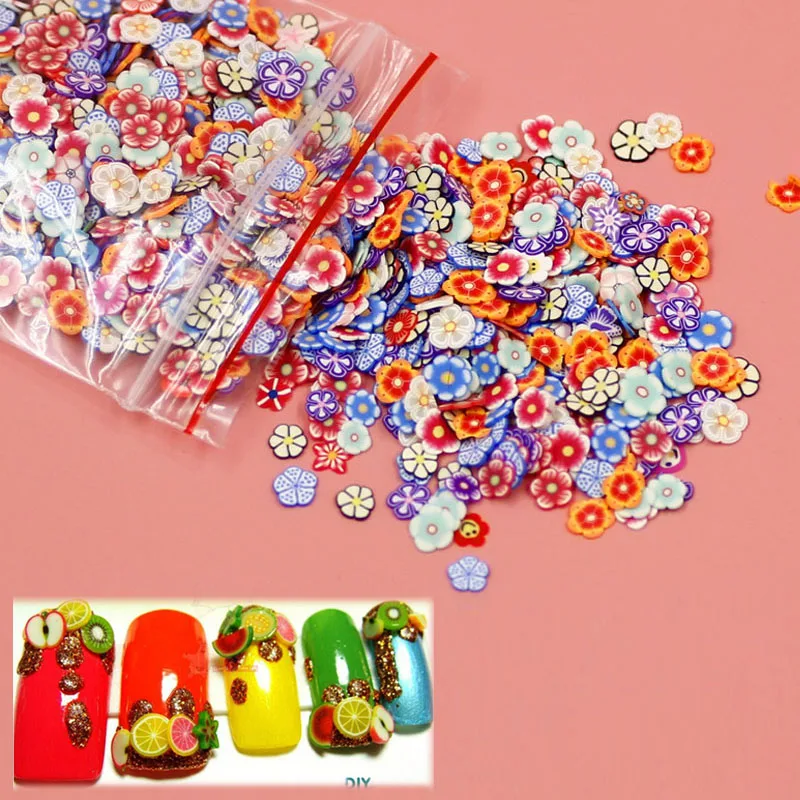 

Soft Clay DIY Craft Making Material Decrations Nails Art Tools Home Decor Ornaments Fruit Slices 1000Pcs/Pack Multipurpose
