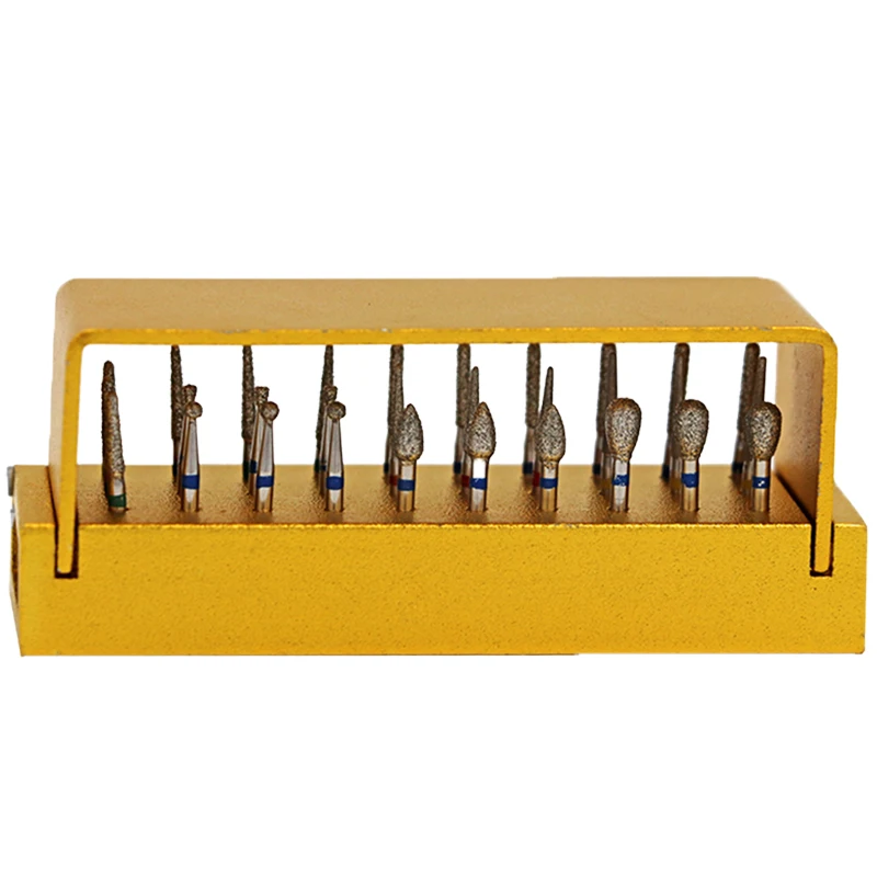 Набор из 2 стоматологических алмазных дрелей блок для дезинфекции