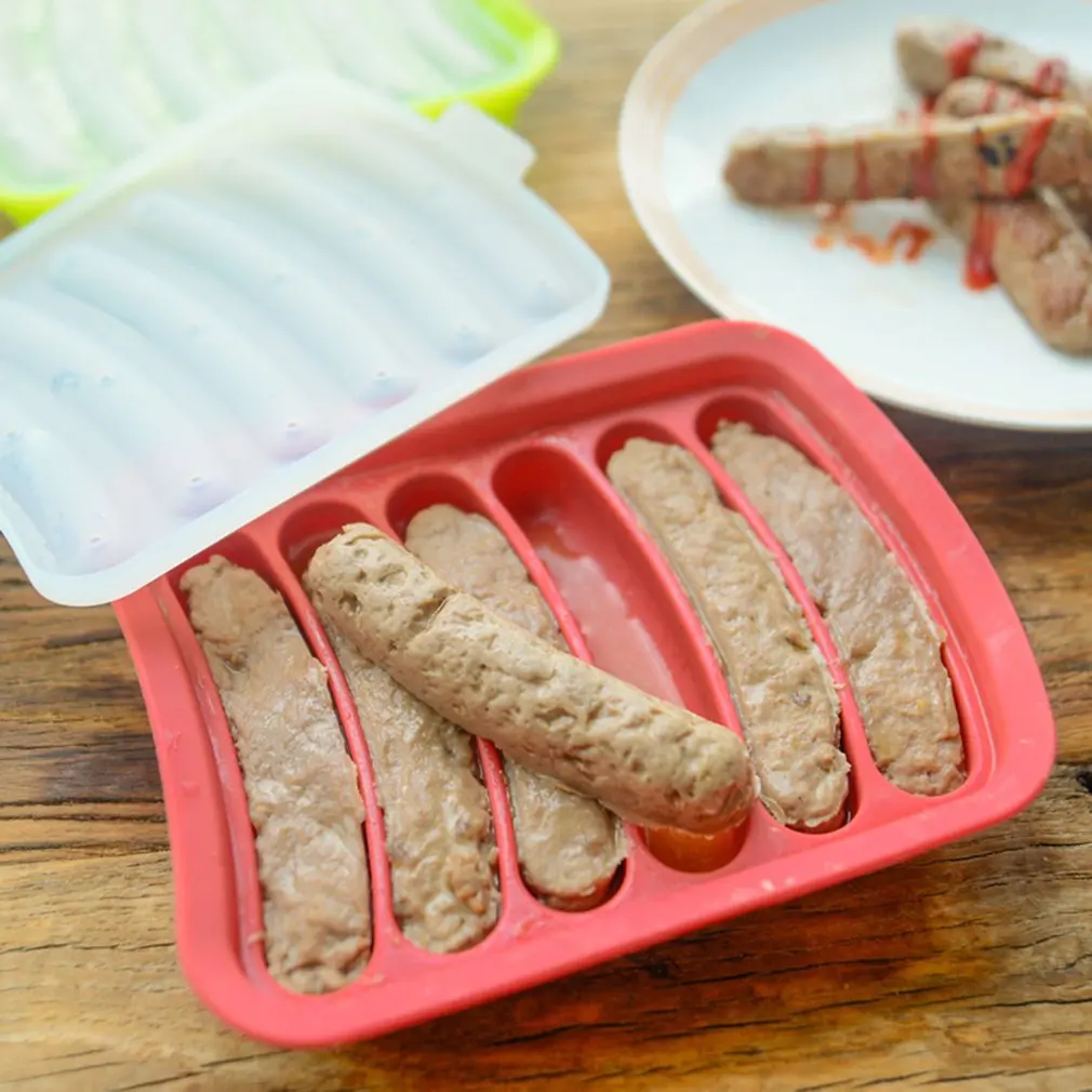 Лапша мастер пищевой силиконовый колбаса DIY Плесень-красные полезные кухонные