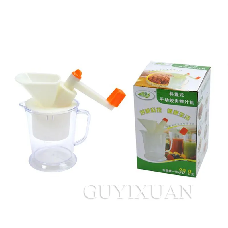 Hand shake Small Juicer Household Multifunction Soy milk fruit orange juicer Mini Manual Meat grinder
