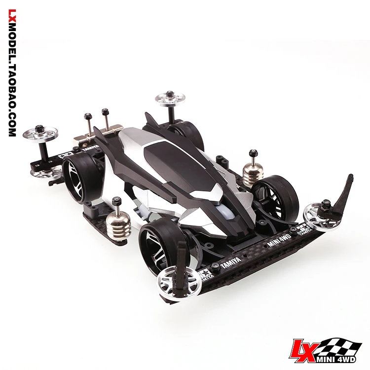 Tamiya 1/32 Ремонт Mini 4WD Pro автомобильный комплект MA шасси DCR-01 серебристый черный