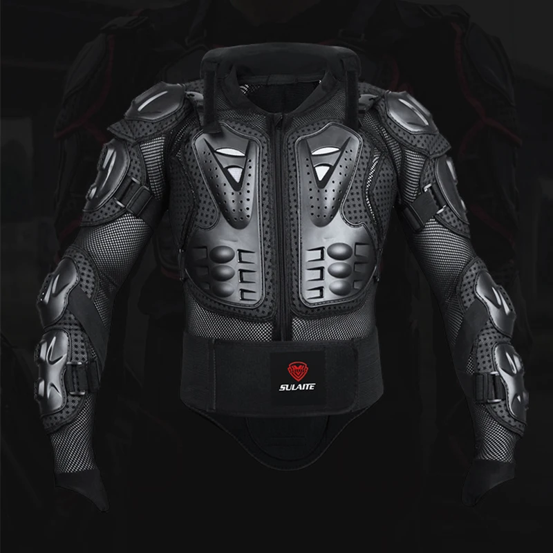 Motorcycle Body Armor Protection Moto Racing Protector Jacket Motocross with Neck | Автомобили и мотоциклы