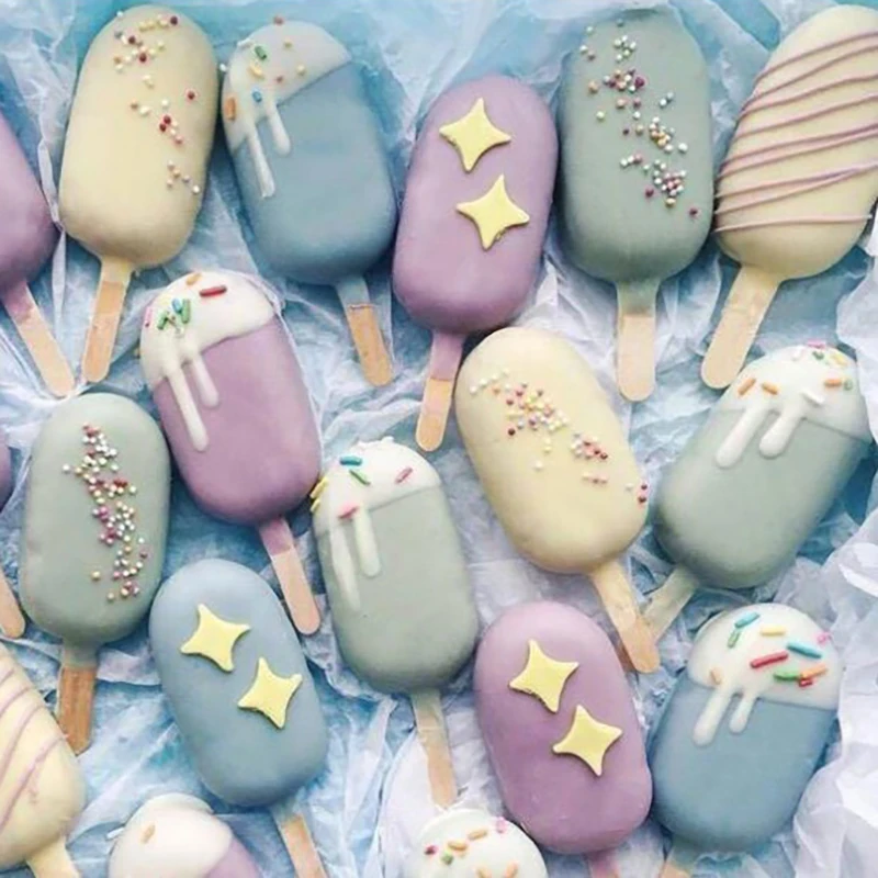 

Silicone Ice Cream Molds Ice Lolly Molds Freezer Ice Cream Bar Molds Maker