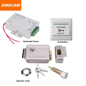 electric electronic door lock power supply box for door access control system video doorbell door exit button switch free global shipping