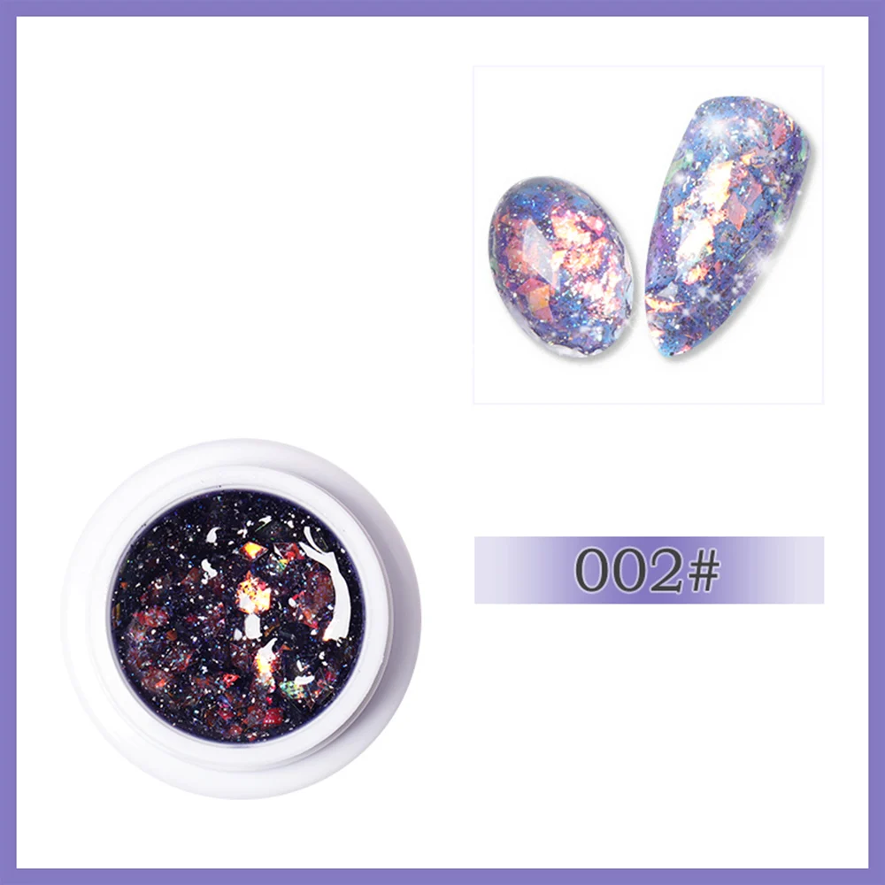 Color 02 PinPai 8g блестящие Платиновые блестки гель для ногтей Светодиодная смывка для лака Блестящий декор с блестками УФ гель лак живопись УФ-полировка - Цвет: Color 02