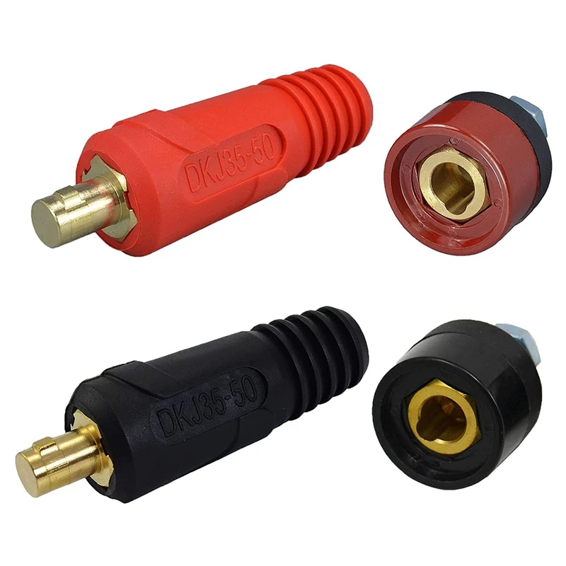 

TIG Solder Cable Board Connectors-Plugs and Sockets DKJ35-50 & DKZ 35-50 Dinse Quick Fitting CNIM Hot