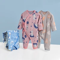 long sleeve baby clothes butterfly clothes pure cotton baby one piece clothes baby clothes cotton climbing clothes