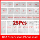 BGA наборы трафаретов полный набор микросхем для iPhone 13 13pro 12 pro XS MAX XR 8p 7 6 s 6 SE 5S 5C iPad Высокое качество