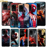 spiderman hero for samsung s20 fe ultra plus a91 a81 a71 a51 a41 a31 a21s a72 a52 a42 a02s soft black phone case