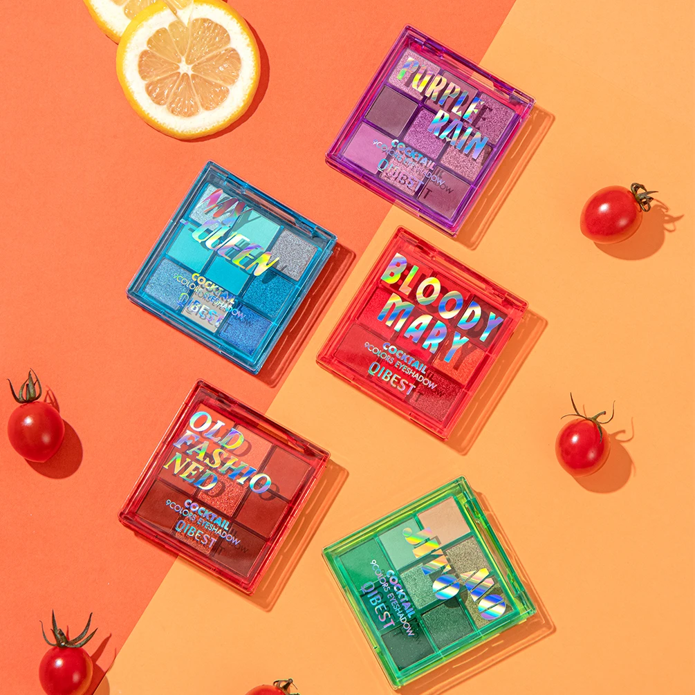 BEAUTY GLAZED неоновые тени для век Палитра голографическая блестящая матовый блеск
