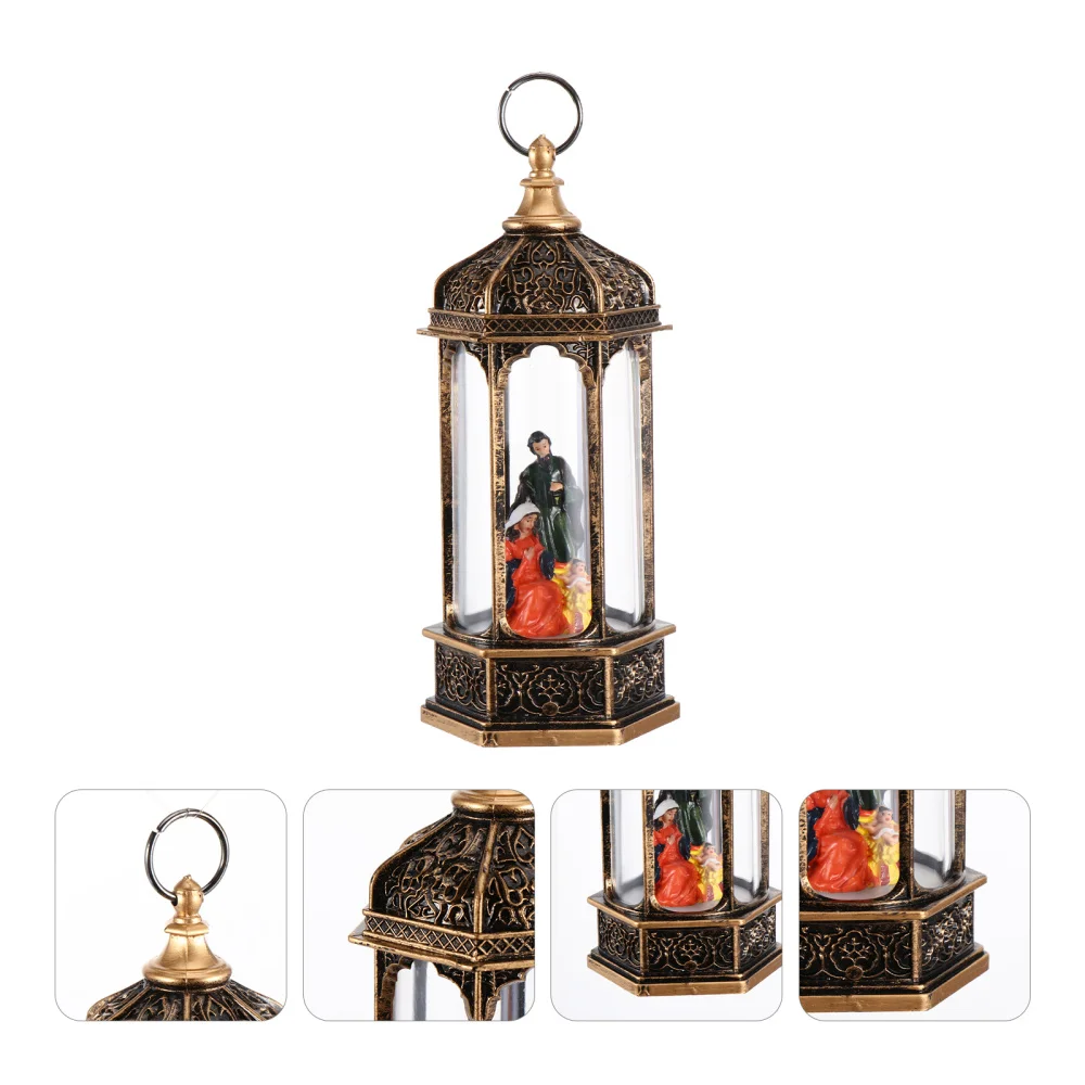 

Exquisite Xmas Lamp Desktop Light Tabletop Lamp Retro Christmas Light for Home