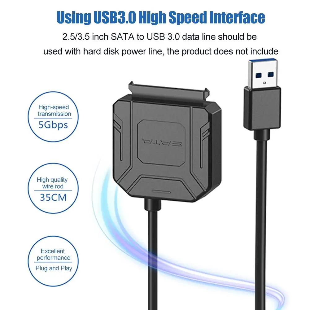 USB 3 0 Sata адаптер Портативный жесткого диска SATA SSD HDD конвертер 2 5 Поддержка дюймов