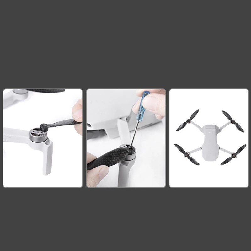 Carbon Fiber Platinum Propellers For Mavic Mini Quick Release Enhanced Blade Folding Propeller Prop | Электроника