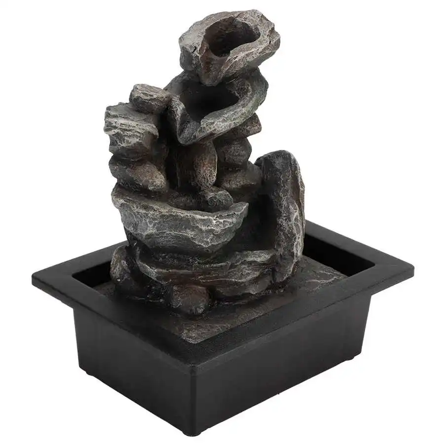 Настольный светодиодный фонтан с орнаментом полимерные поделки водяным насосом