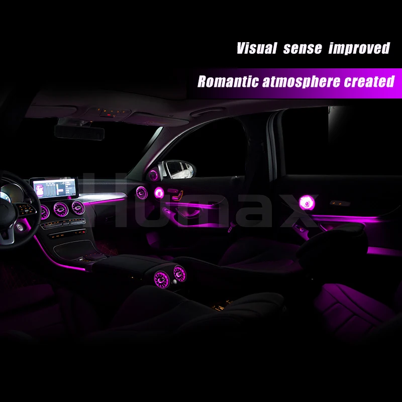 

12.25 64 color Backrest Ambient Light for mercedex bens A Class W177 A200 A180 Modified Original Rear Seat Light Modification