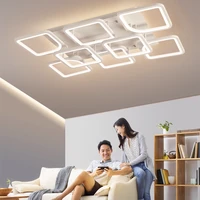 modern led chandelier for living room decoration ceiling chandelier bedroom kitchern lights adjustable brightness light fixtures