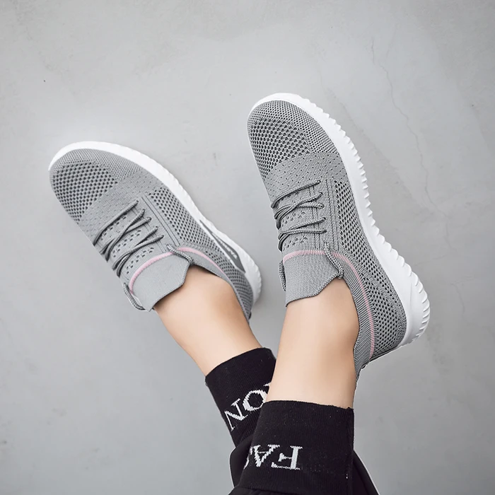 2019 теннисные туфли для женщин розовые спортивные кроссовки Женская обувь