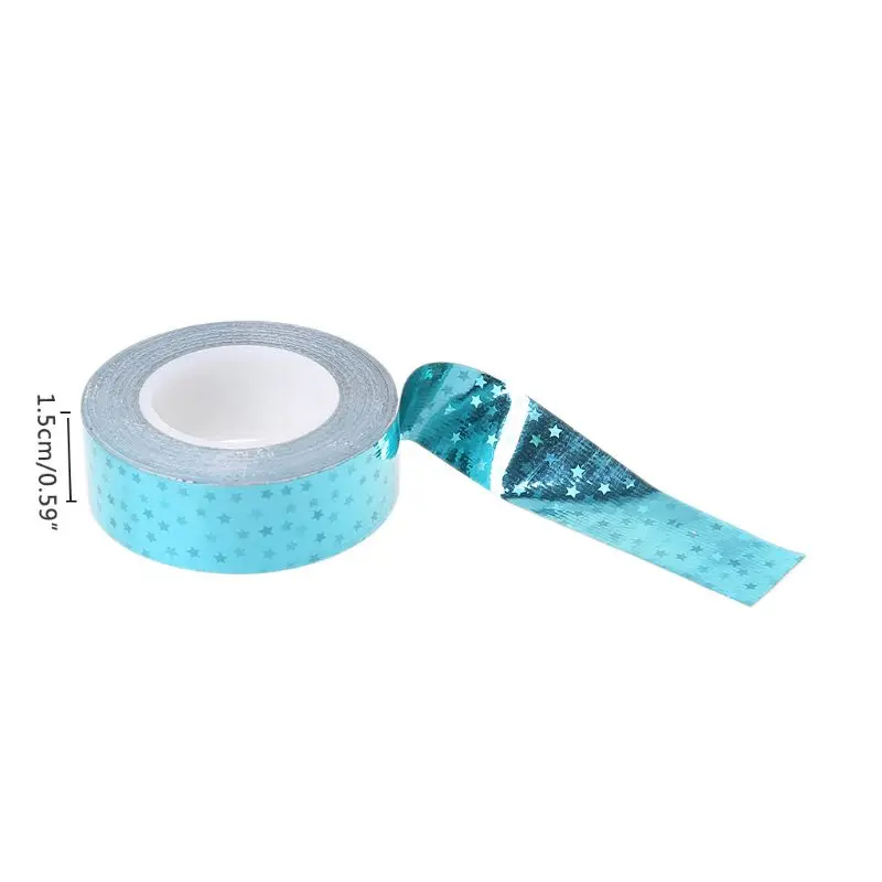 

Rhythmic Gymnastics Decoration Holographic Glitter Tape Ring Stick Accessory 15mm*5m Washi Tape DIY Masking Tape