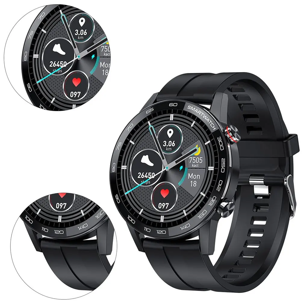 

L16 Smart Watch Men ECG PPG IP68 Waterproof Smartwatch 1.3 Inch 360 360 Full Screen Fitness Sports Watchs