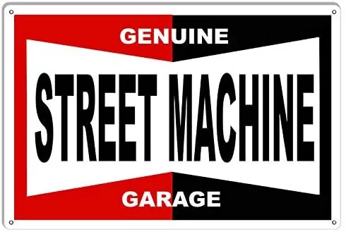 

ArtFuzz Genuine Street Machine Hot Rod Garage Reproduction Metal Sign 12x16