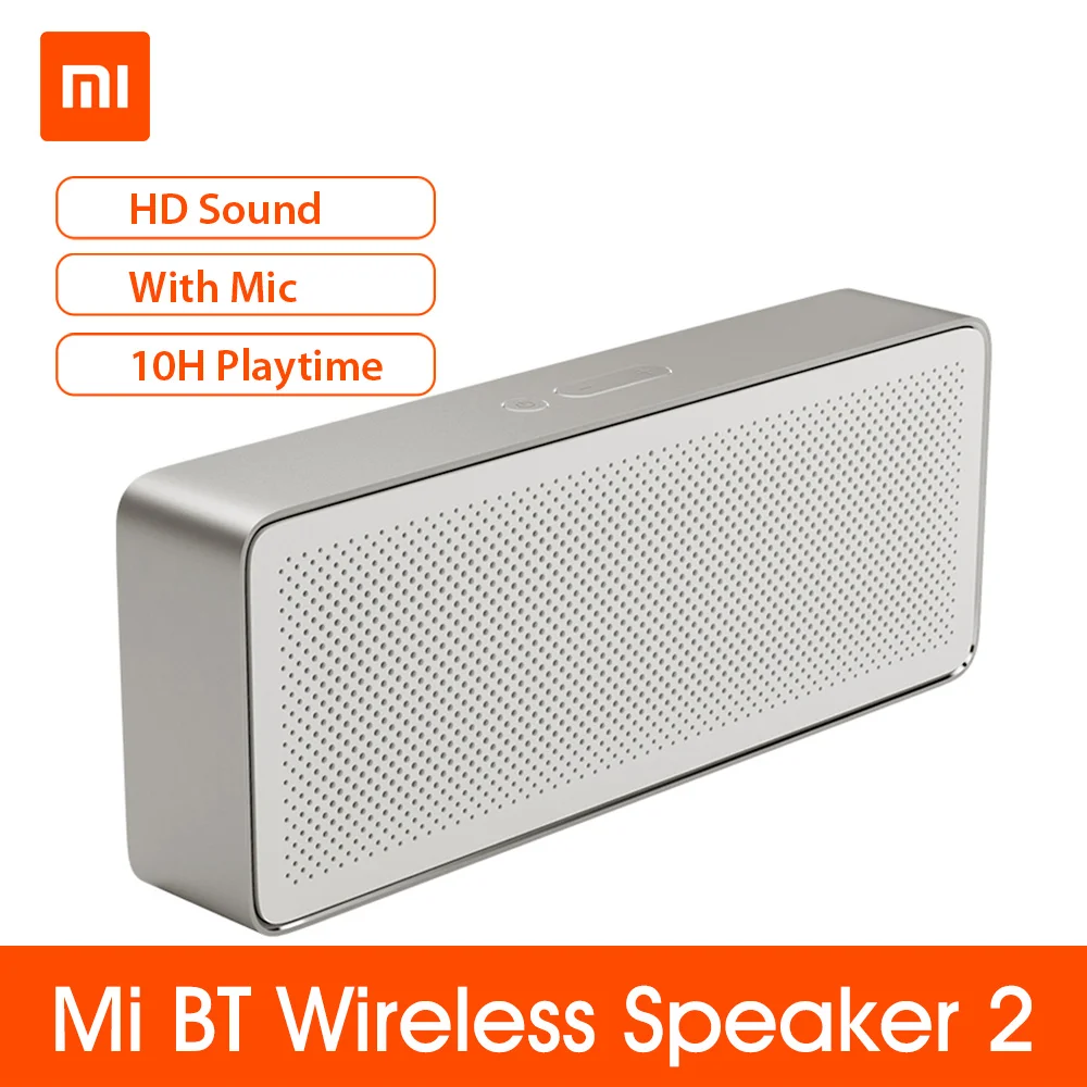 Колонка Xiaomi Mi BT Square Box 2 стерео HD качество звука колонки с басами музыкальный