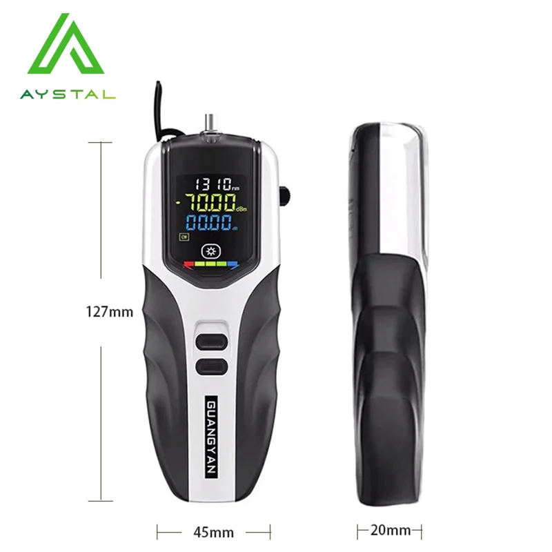 NEW Mini Multifunction Optical Power Meter Rechargeable Battery Power Meter G7 OPM Color LCD Screen Fiber Optic Power Meter