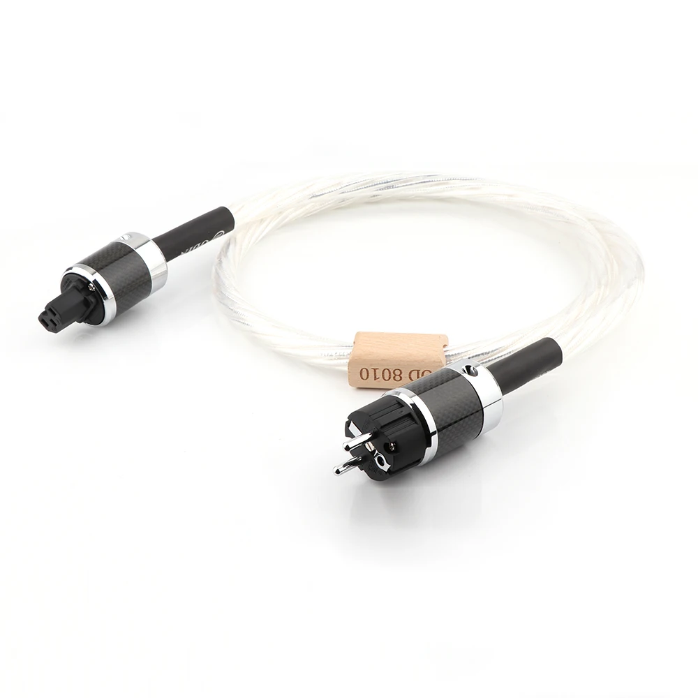 

Hifi Odin Supreme Reference Power Cable Cord With Rhodium Plated EU/US Power Plug&IEC Female Connector