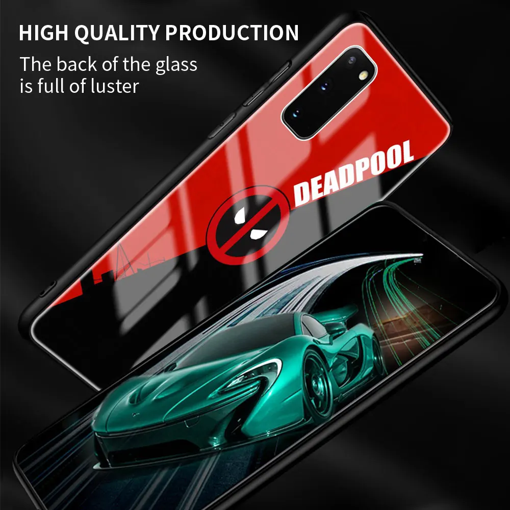 Чехол из закаленного стекла для Samsung Galaxy S21 Ultra S20 FE S10e S10 Lite S9 S8 Plus A52 A51 A71 - купить по