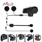 Гарнитура Maxto M2 мотоциклетная универсальная водонепроницаемая, 1000 м, Bluetooth 5,0, FM, MP3
