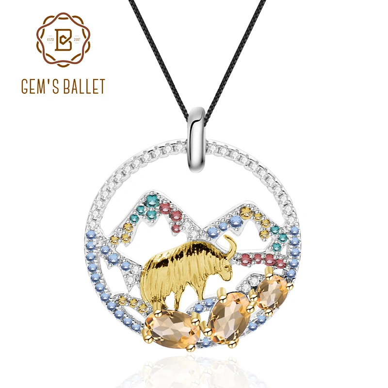 Женское ожерелье из серебра 925 пробы с кулоном | Украшения и аксессуары