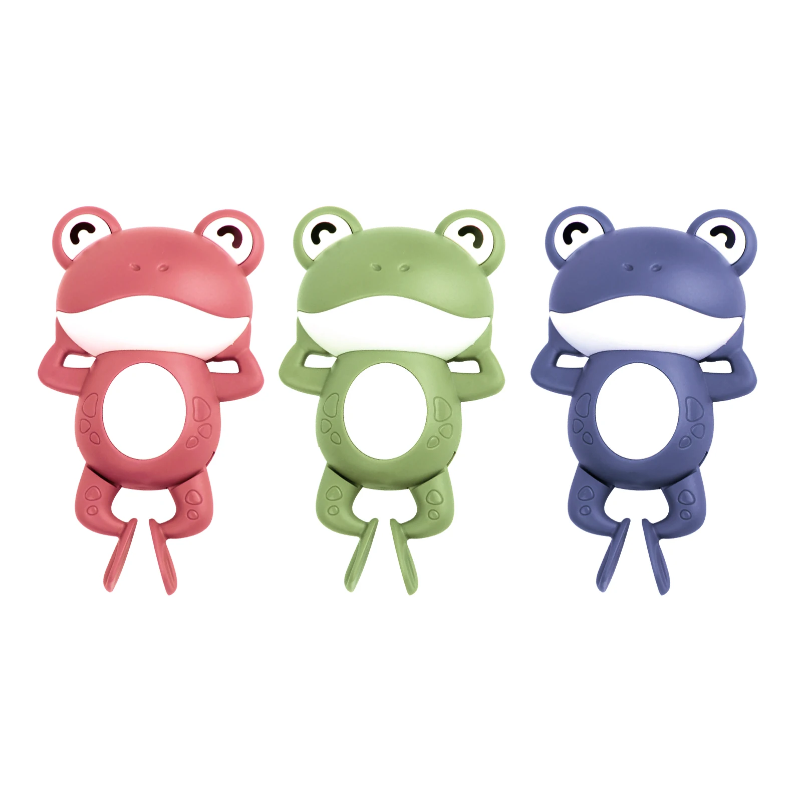 

3pcs Swimming Pool Small Toddler Bathroom Kids Wind-up Clockwork Gifts Animals Frog Shower Baby Bath Toy Cute Water Game