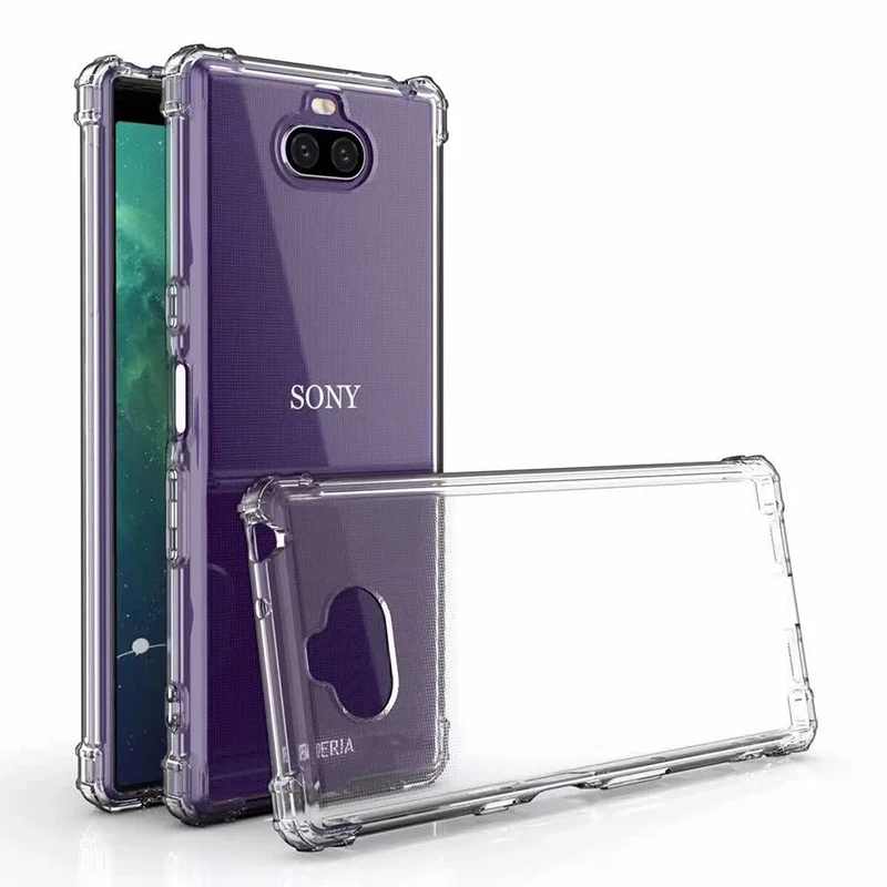360 Прозрачный чехол для телефона с воздушной подушкой Sony Xperia XA2 XZ2 XA3 XZ3 XZ4 Plus